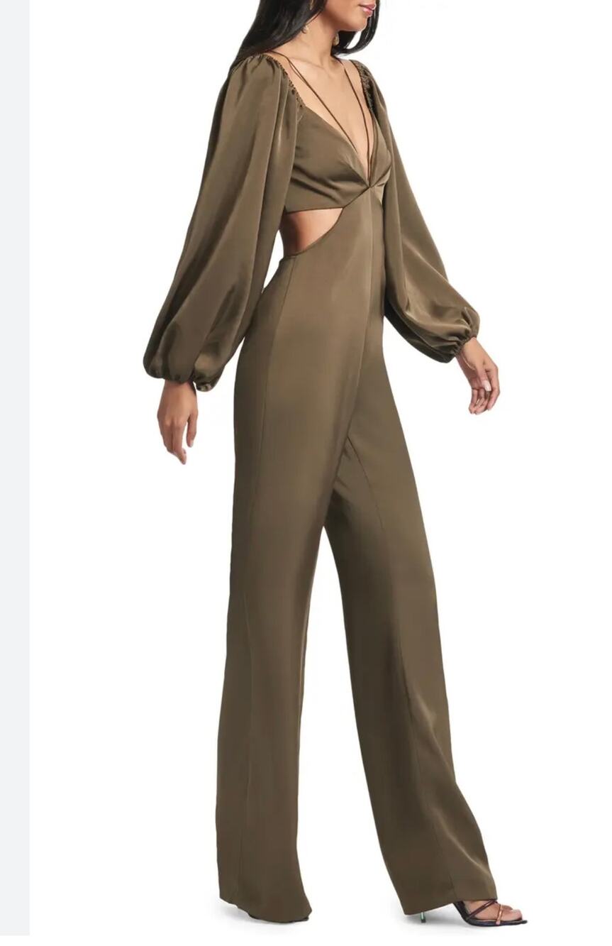 Sachin & Babi Bruni Cutout Long Sleeve Jumpsuit Size 0 (NEW WITH TAG)